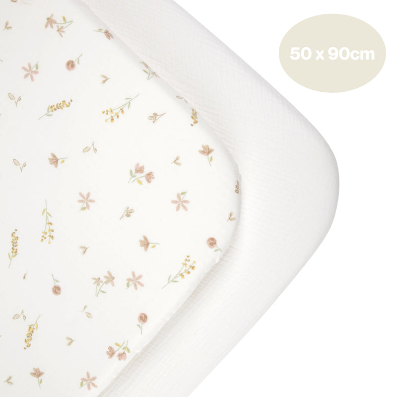 CuddleCo Universal Crib/ Co Sleeper Sheets 2pc, Cashmere Meadow
