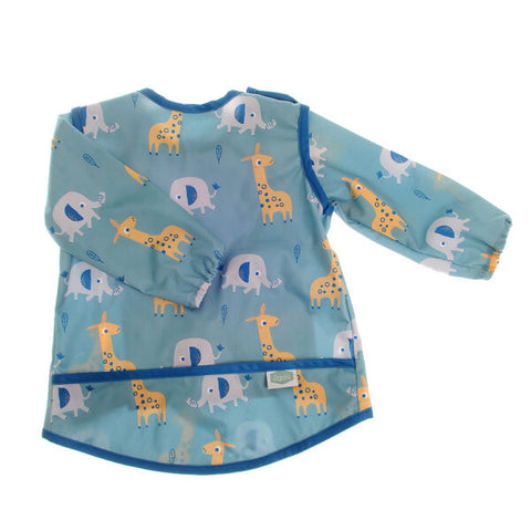 Coverall Feeding Bib Giraffe & Elephant