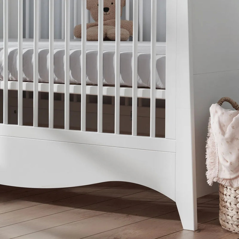 CuddleCo Clara Cotbed, Satin White