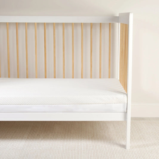 CuddleCo Signature Cotbed Mattress - Hypoallergenic Bamboo Pocket Sprung (140 x 70cm)