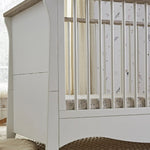 CuddleCo Clara 3pc Room Set & Mattress, White/Ash
