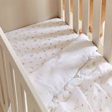CuddleCo 4Piece Cot Bed Bedding Set - Cashmere Meadow
