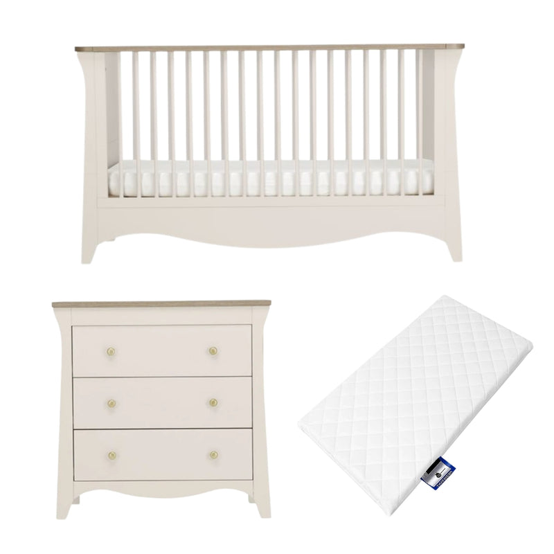 CuddleCo Clara 2pc Room Set & Mattress, Cashmere