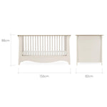 CuddleCo Clara 3pc Room Set & Mattress, Cashmere