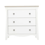 CuddleCo Clara Dresser, White/Ash