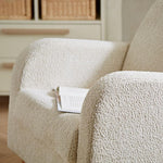 CuddleCo Etta Nursing Chair, Boucle Mushroom