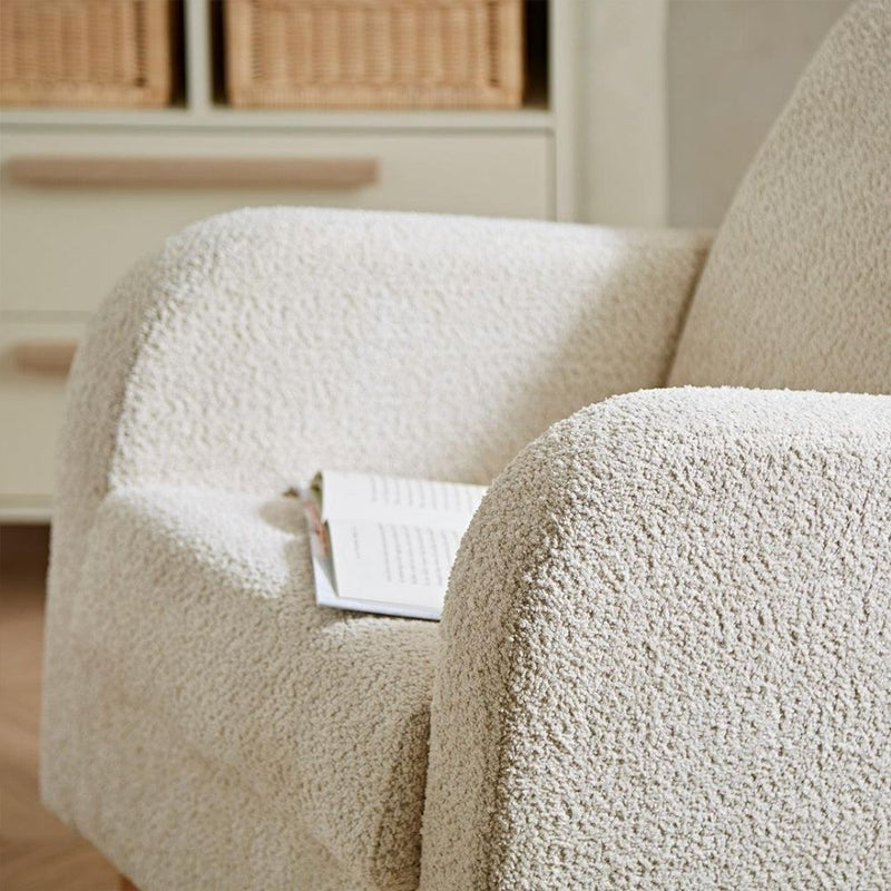 CuddleCo Etta Nursing Chair, Boucle Mushroom