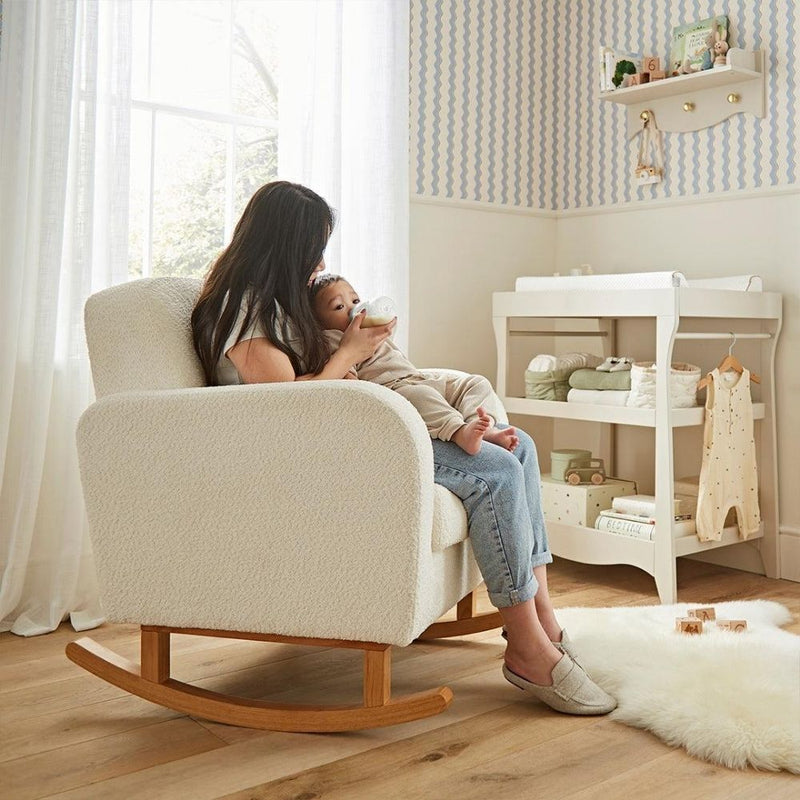 CuddleCo Etta Nursing Chair, Boucle Off White