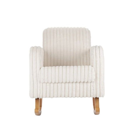 CuddleCo Etta Nursing Chair, Faux Fur Cream