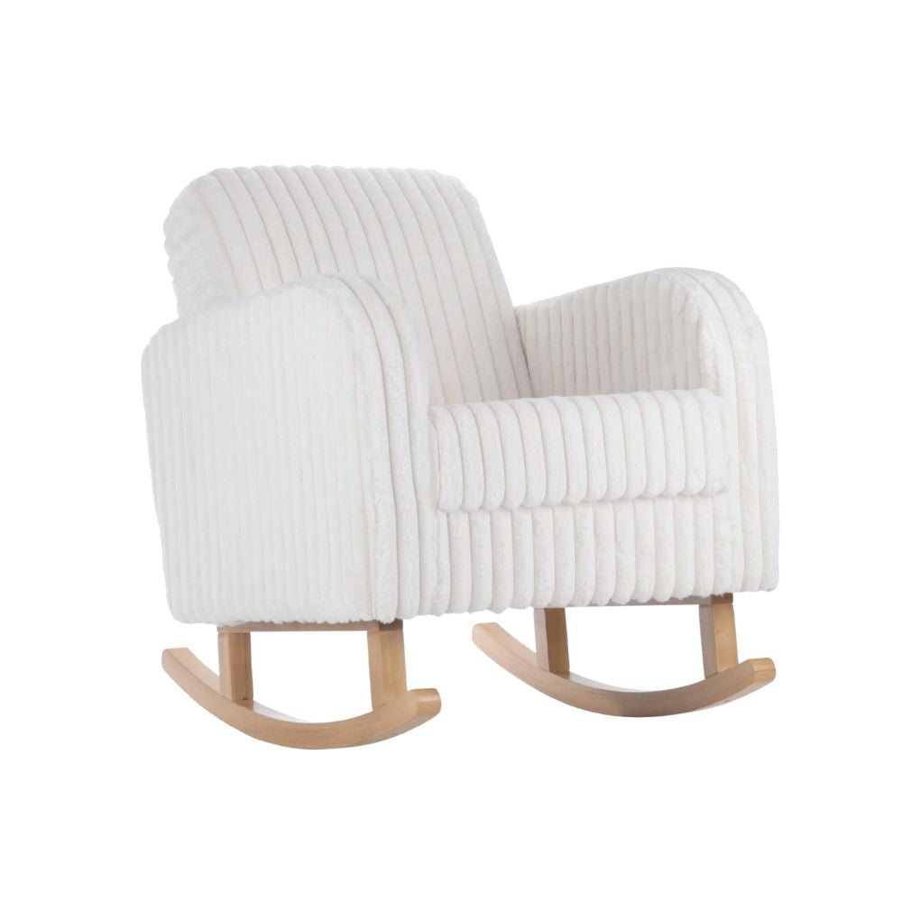 CuddleCo Etta Nursing Chair, Faux Fur Cream