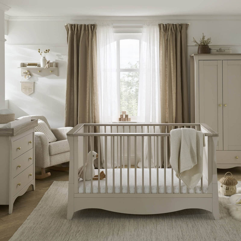 CuddleCo Clara 3pc Room Set & Mattress, Cashmere