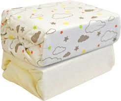 Cuddles 2 Pack Crib Sheets