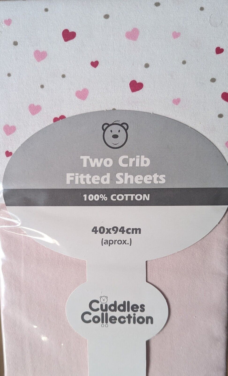Cuddles 2pc Crib Sheets