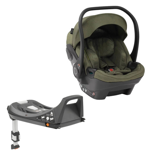 egg® Shell i-Size Infant Car Seat & Base, Hunter Green