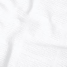 Tutti Bambini Essentials White Cellular Blanket 100x150cm