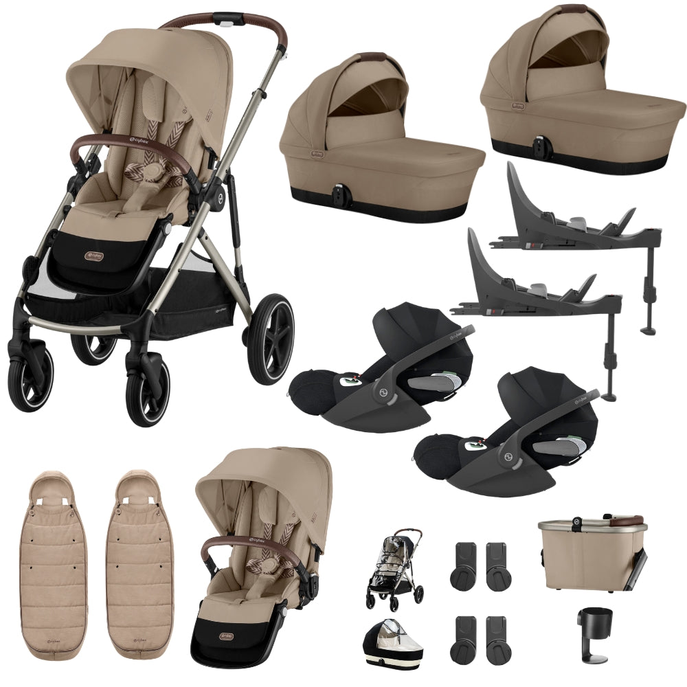 Cybex Gazelle Twin Bundle w/Cloud T