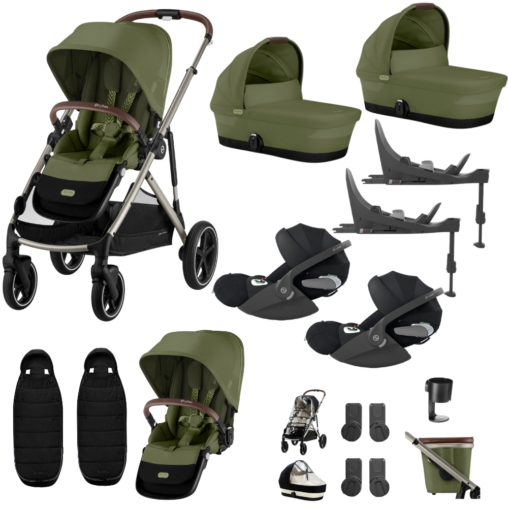 Cybex Gazelle Twin Bundle w/Cloud T