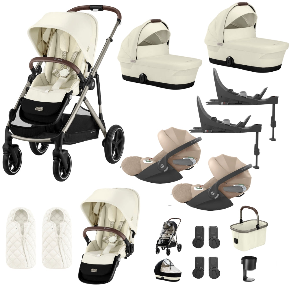 Cybex Gazelle Twin Bundle w/Cloud T