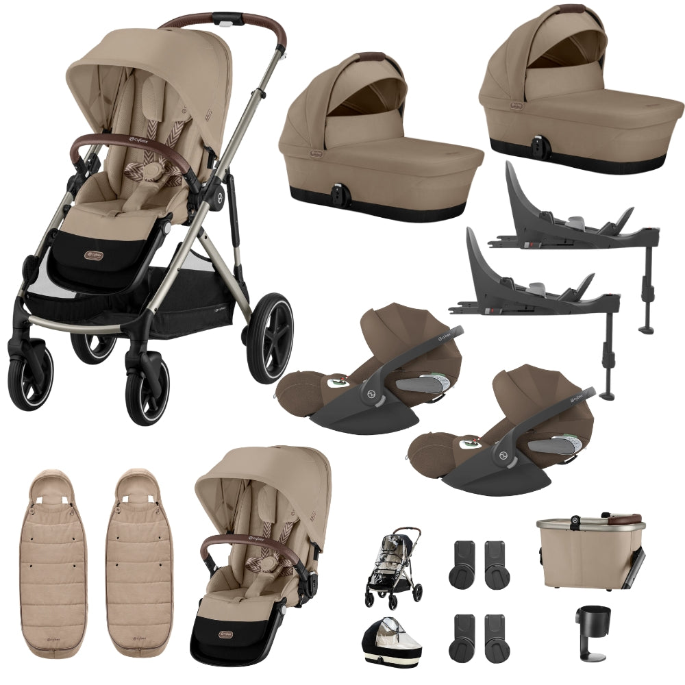 Cybex Gazelle Twin Bundle w/Cloud T