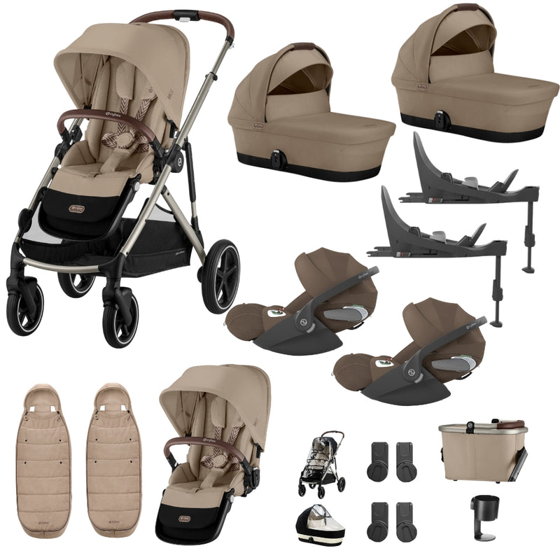 Cybex Gazelle Twin Bundle w/Cloud T