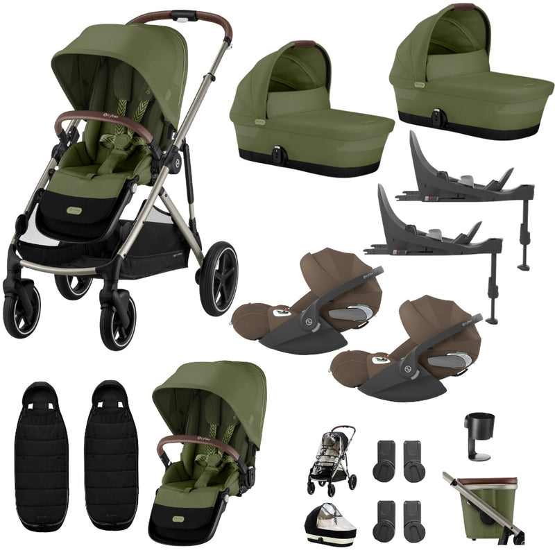 Cybex Gazelle Twin Bundle w/Cloud T