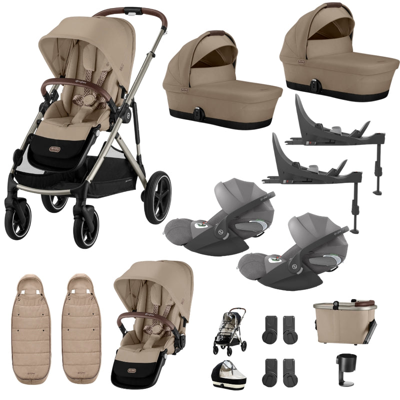 Cybex Gazelle Twin Bundle w/Cloud T