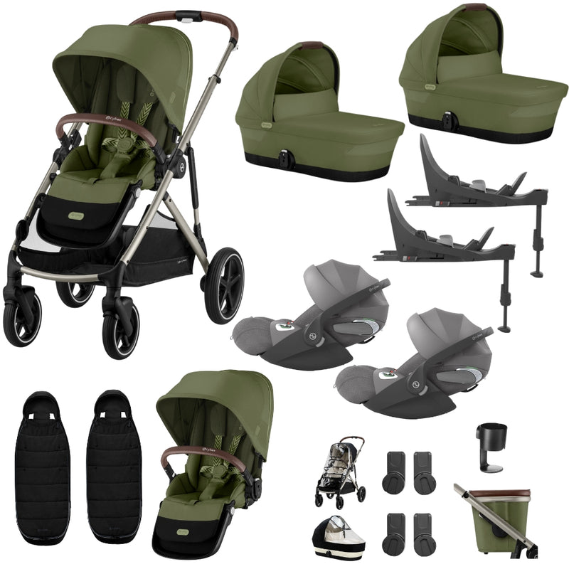 Cybex Gazelle Twin Bundle w/Cloud T