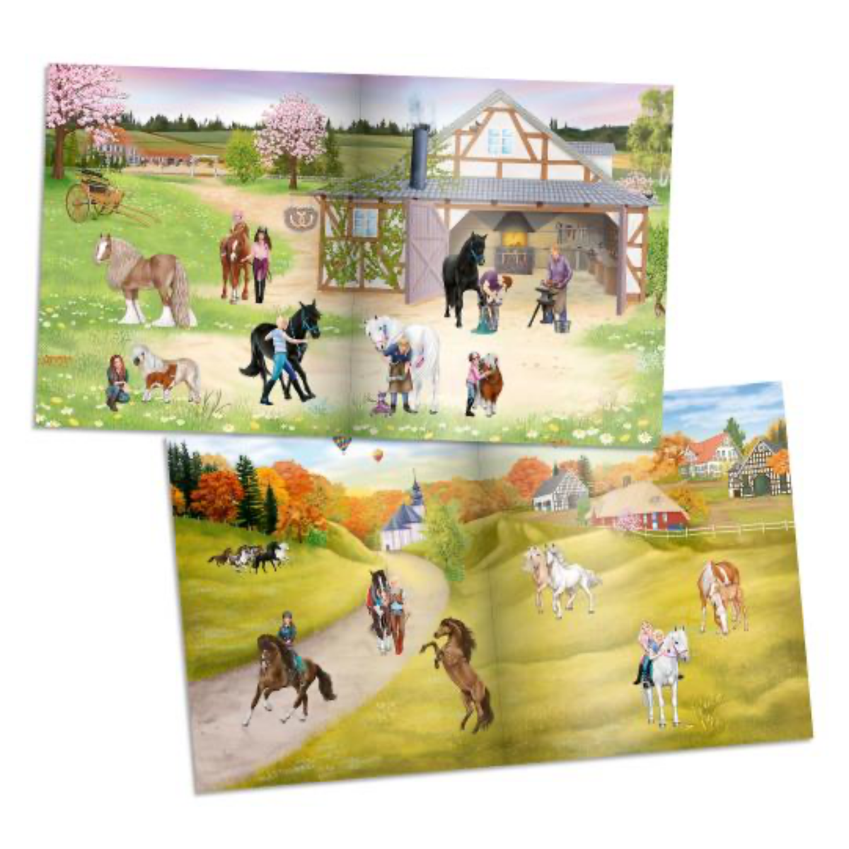 Miss Melody Horse Sticker World Book
