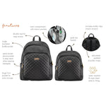 Isoki Marlo Changing Backpack, Ebony