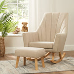 Tutti Bambini Jonah Nursing Chair & Stool, Stone