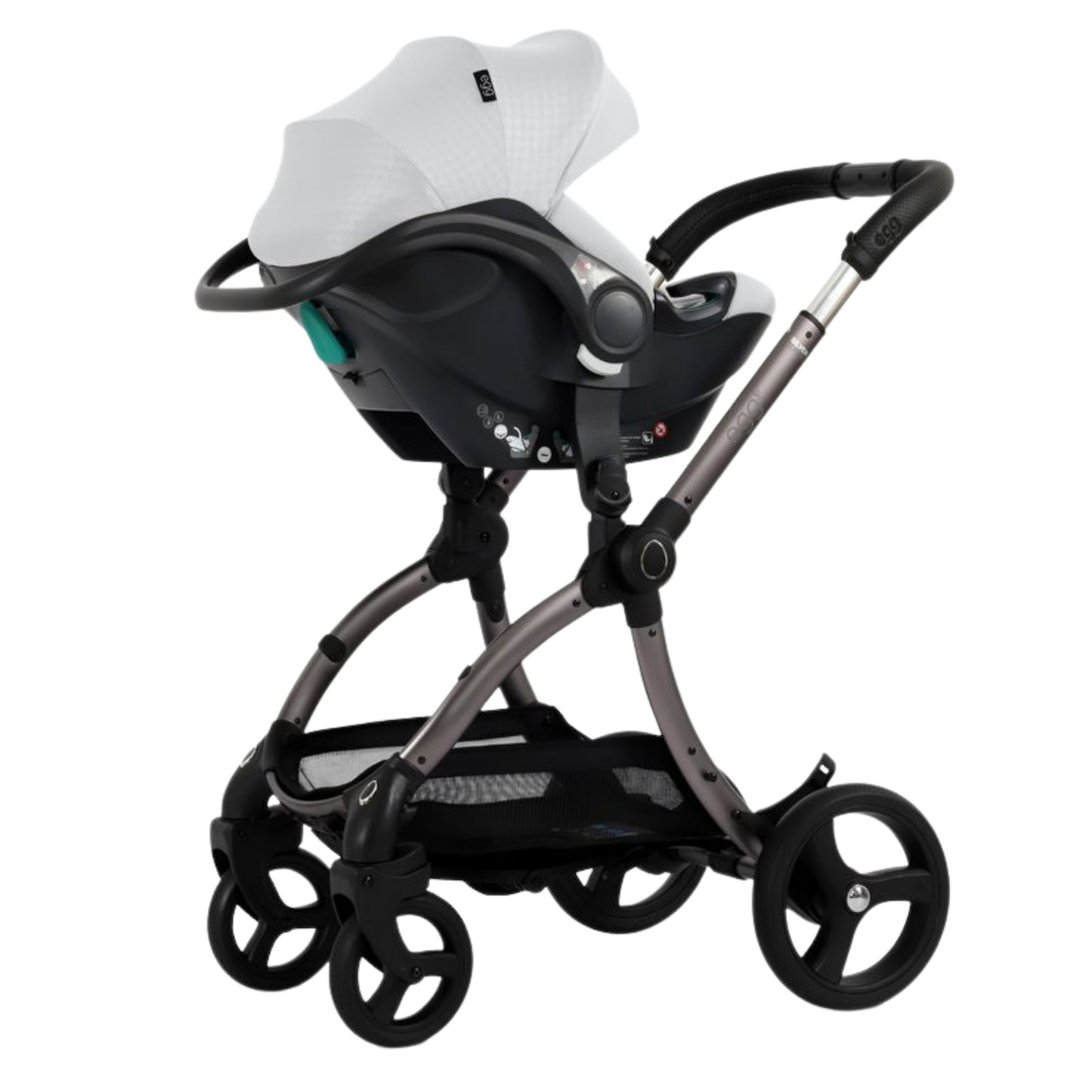 egg3® Ultimate Baby Bundle, Houndsooth Silver (Special Edition)