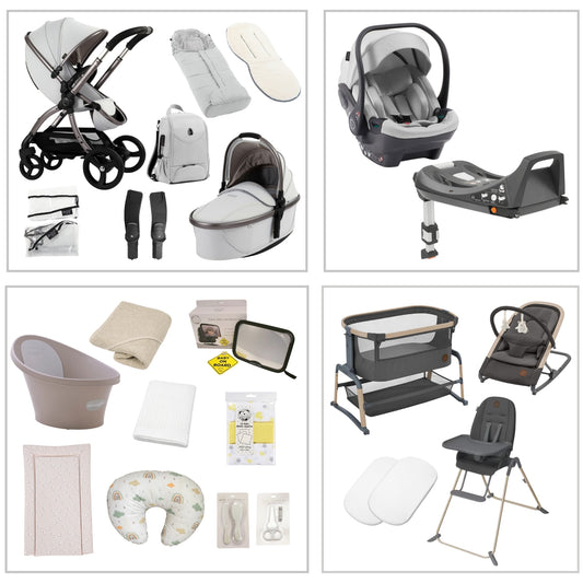 egg3® Ultimate Baby Bundle, Houndsooth Silver (Special Edition)