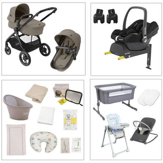 Maxi Cosi Zelia 3 Luxe - Essential Baby Bundle