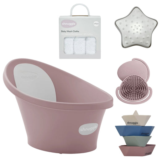 Shnuggle Bath Bundle - Blossom Pink