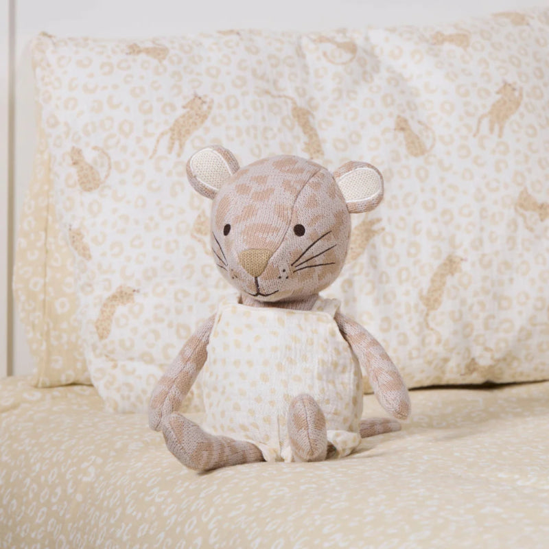 Tutti Bambini Knitted Toy, Larry Leopard
