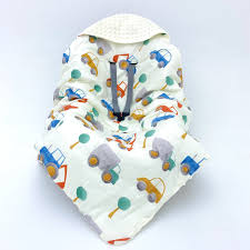 Little Love 5PH Trucks Car Seat Blanket