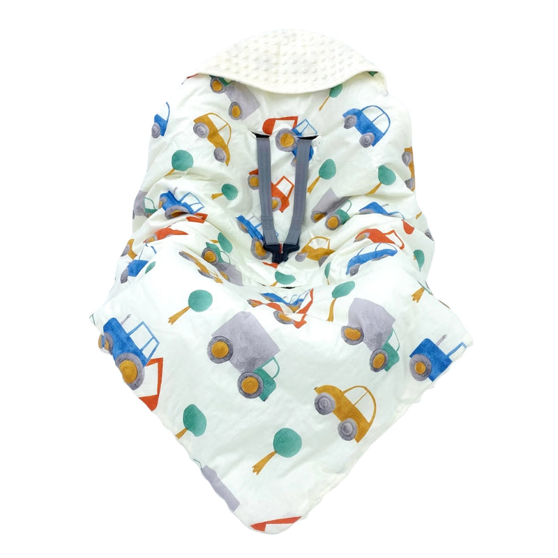 Little Love 5PH Car Seat Blanket, Trucks