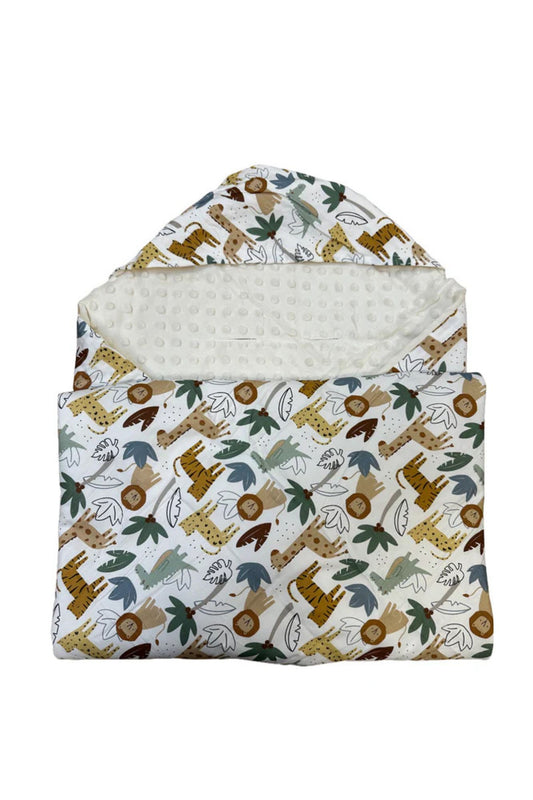 Little Love 3PH Car Seat Blanket Safari