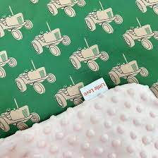 Little Love 3PH Car Seat Blanket, Green Tractor