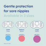 MAM 2pk Nipple Shields, Size S