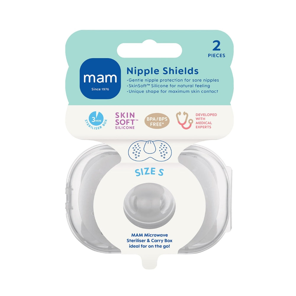 MAM 2pk Nipple Shields, Size S