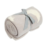 Mamas & Papas Chenille Blanket, Neutral Moon/Star