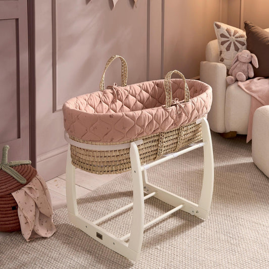Mamas & Papas Moses Basket - Welcome To The World Wildflower