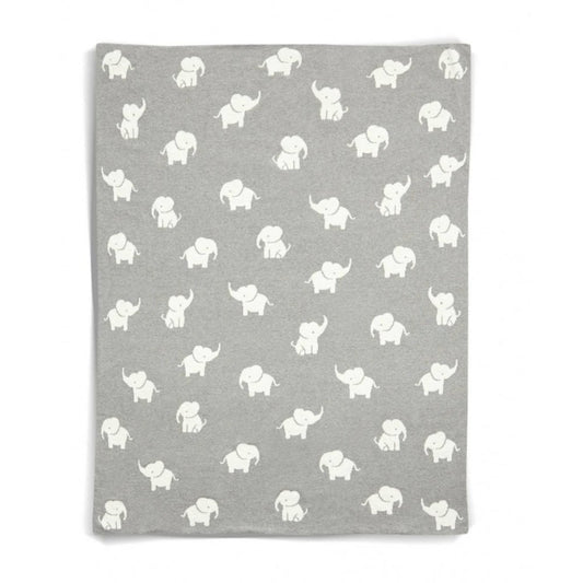 Mamas & Papas Knitted Blanket, Elephant