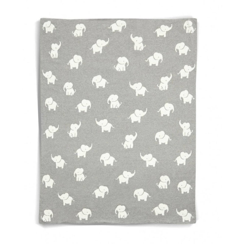 Mamas & Papas Knitted Blanket, Elephant