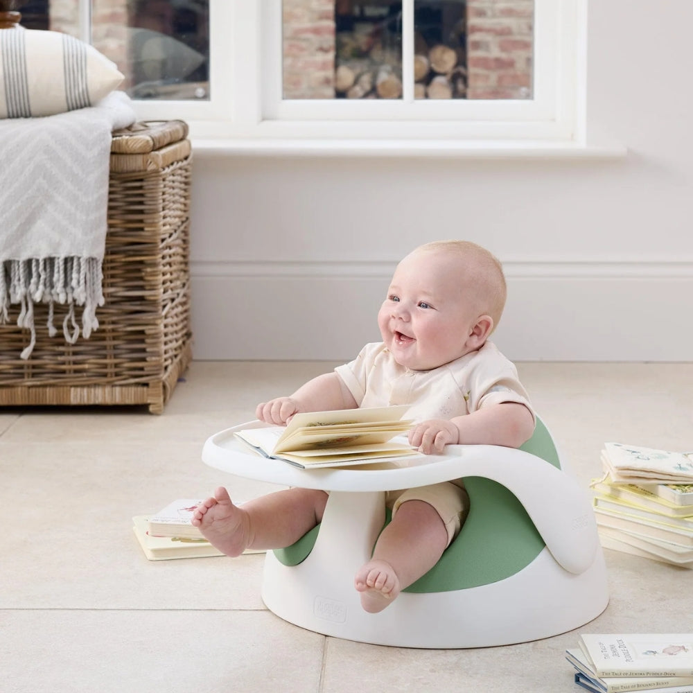 Mamas & Papas Snug with Activity Tray, Eucalyptus