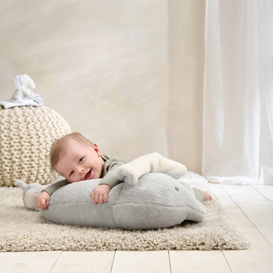 Mamas & Papas Tummy Time Snuggle Rug, Elephant