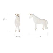 CuddleCo Medium Standing Unicorn Gold Dust