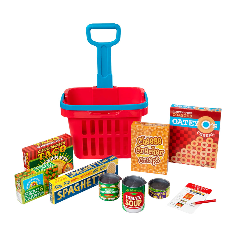 Melissa & Doug Grocery Basket Play Set