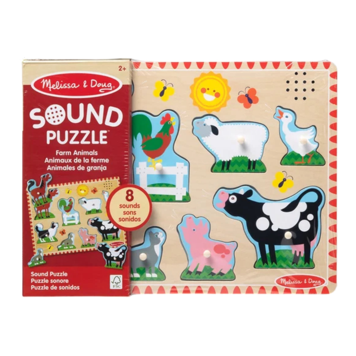 Melissa & Doug Sound Puzzle, Farm